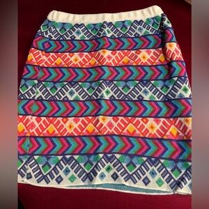 Jens Pirate Booty boho Gypsy crochet  90s skirt revolve style size Large